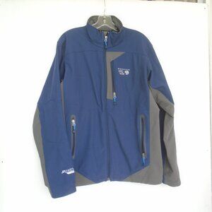 Mountain Hardwear AirShield Elite Jacket Mens Size L Blue/Grey